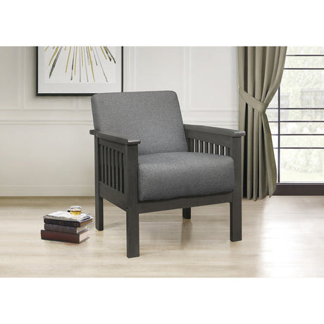 Lewiston Gray Accent Chair - Ornate Home