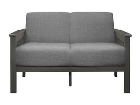 Lewiston Gray Loveseat - Ornate Home