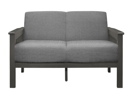 Lewiston Gray Loveseat - Ornate Home