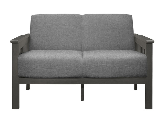 Lewiston Gray Loveseat - Ornate Home