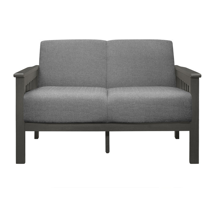 Lewiston Gray Loveseat - Ornate Home