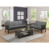 Lewiston Gray Loveseat - Ornate Home
