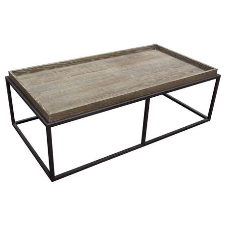 Lex Rustic Oak Coffee Table - Ornate Home