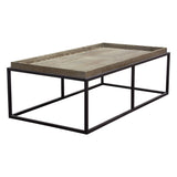 Lex Rustic Oak Coffee Table - Ornate Home