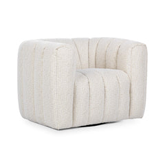 Lexa Cream Swivel Chair - Ornate Home