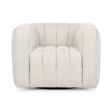 Lexa Cream Swivel Chair - Ornate Home