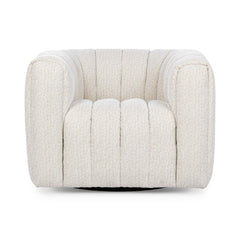 Lexa Cream Swivel Chair - Ornate Home