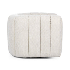 Lexa Cream Swivel Chair - Ornate Home