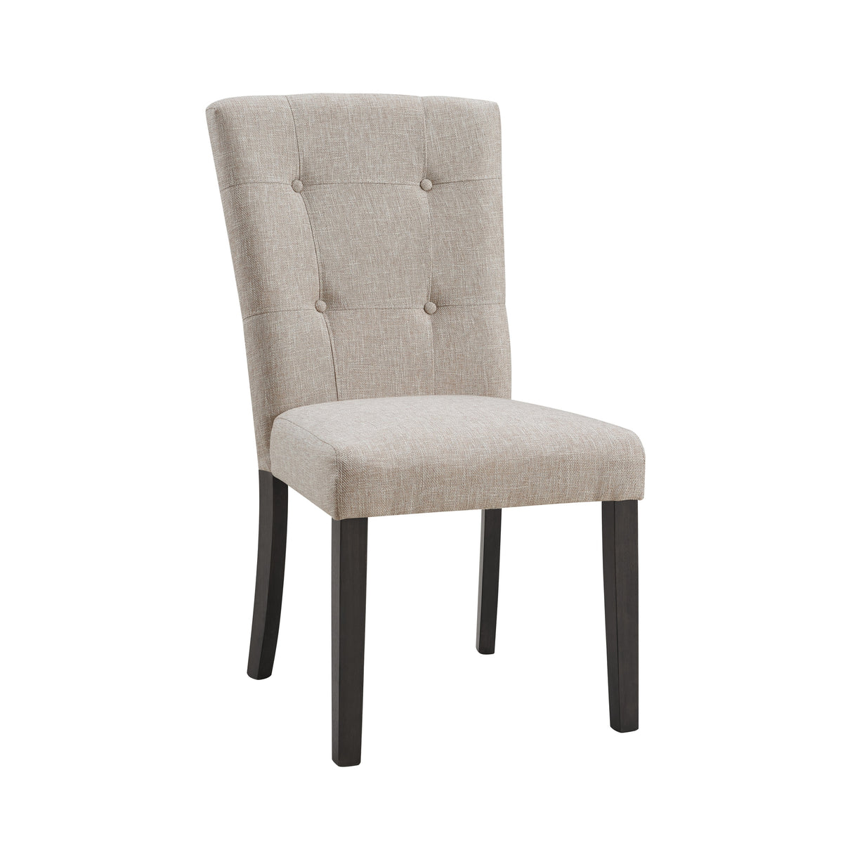 Lexi Beige Tufted Fabric Side Chair (Set of 2) - Ornate Home