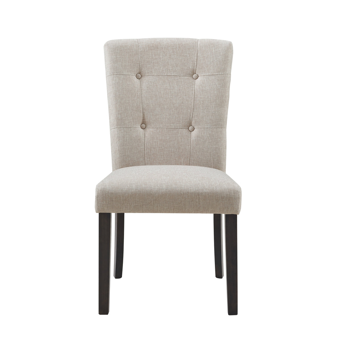 Lexi Beige Tufted Fabric Side Chair (Set of 2) - Ornate Home