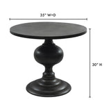 Lexie Black Dining Table - Ornate Home