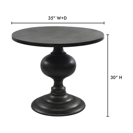 Lexie Black Dining Table - Ornate Home
