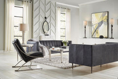 Lexington Grey Sofa Leather - Ornate Home