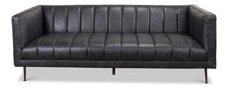 Lexington Grey Sofa Leather - Ornate Home