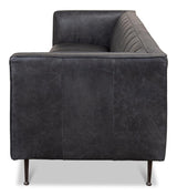 Lexington Grey Sofa Leather - Ornate Home