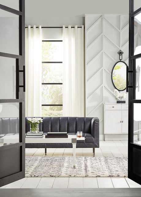 Lexington Grey Sofa Leather - Ornate Home