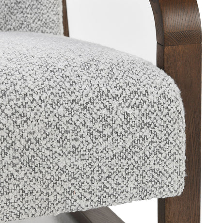 Lexington Mercury Gray Boucle Accent Chair - Ornate Home
