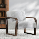 Lexington Mercury Gray Boucle Accent Chair - Ornate Home