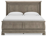 Lexorne California King Sleigh Bedroom Set with Dresser and Mirror - Ornate Home