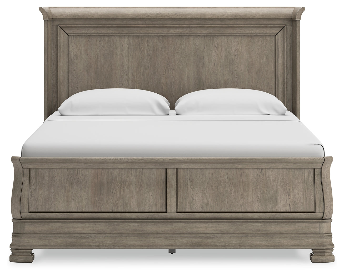 Lexorne Gray California King Sleigh Bed - Ornate Home