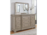 Lexorne Gray Dresser and Mirror - Ornate Home