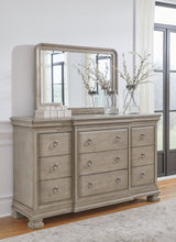 Lexorne Gray Dresser and Mirror - Ornate Home