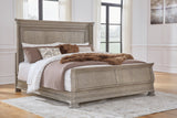 Lexorne Gray King Sleigh Bed (Online Special Price) - Ornate Home