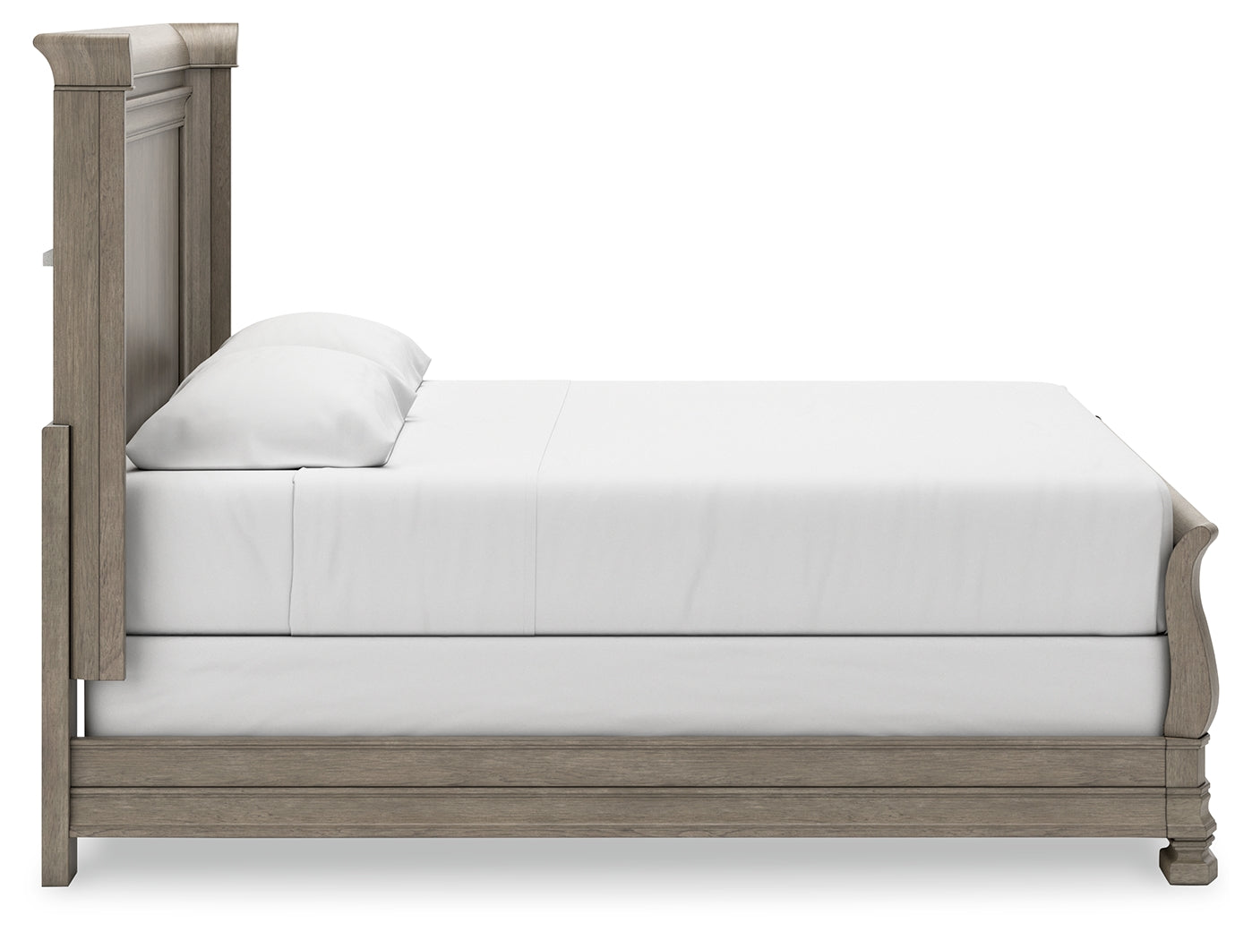 Lexorne Gray King Sleigh Bed (Online Special Price) - Ornate Home