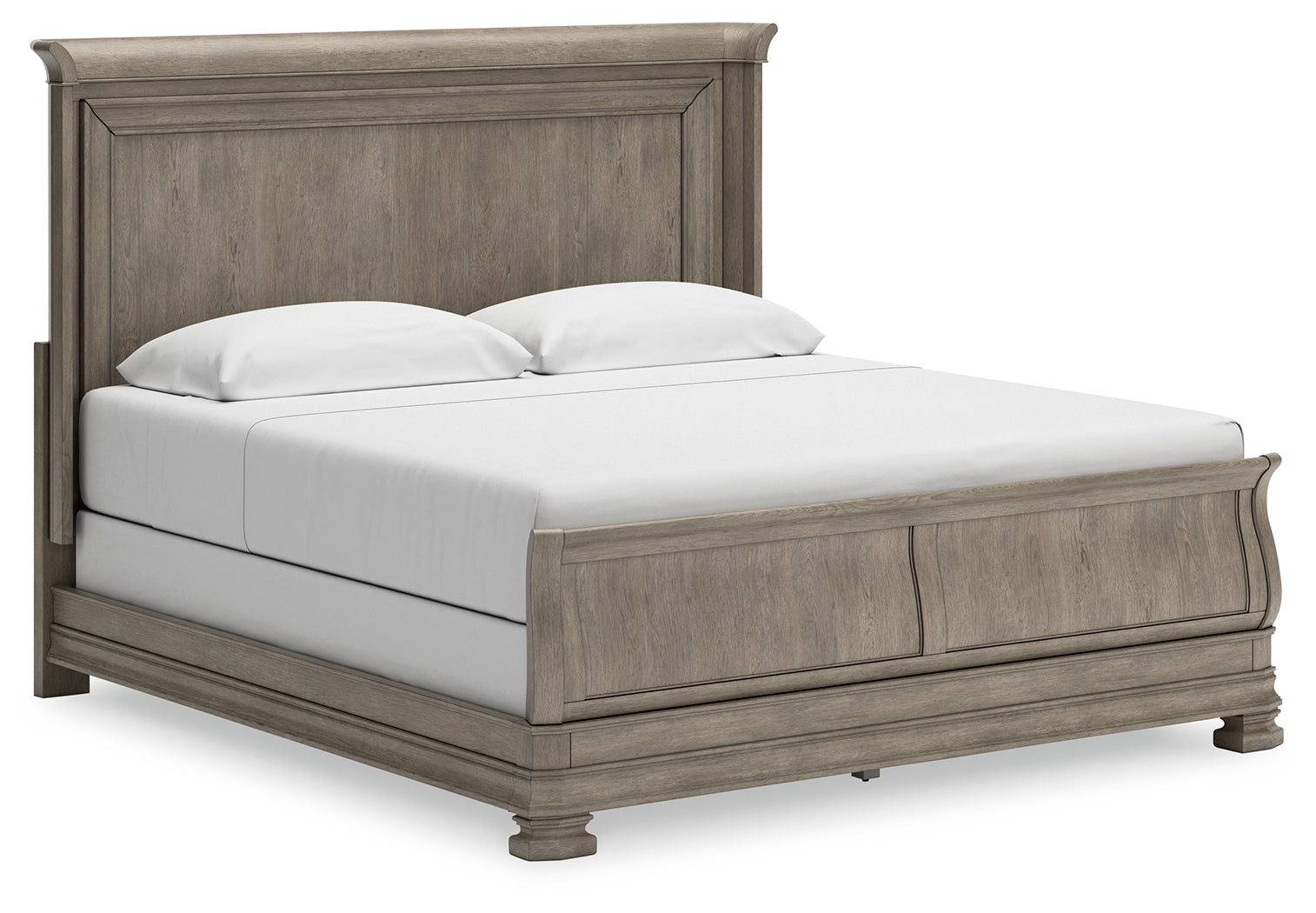 Lexorne Gray King Sleigh Bed (Online Special Price) - Ornate Home