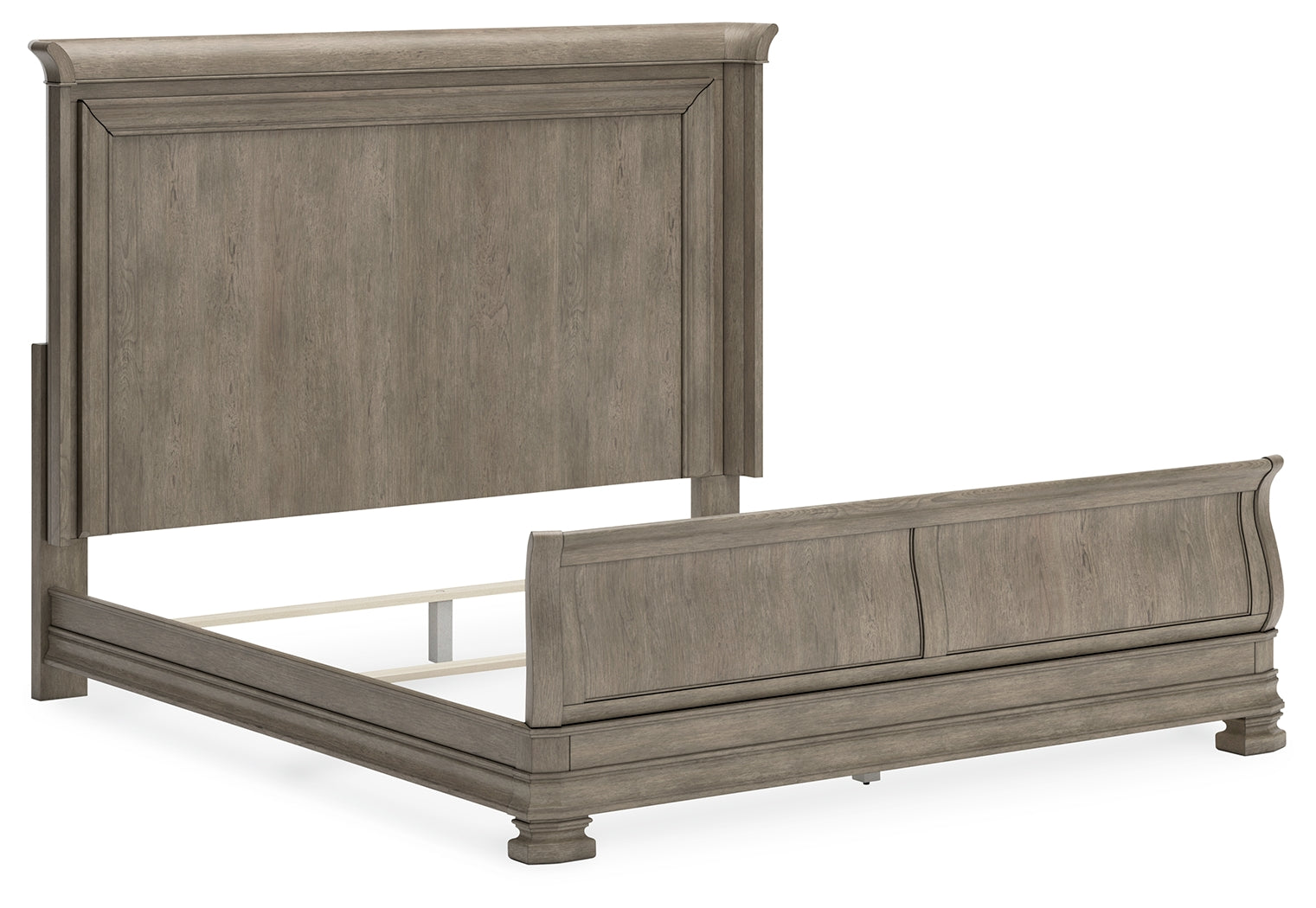 Lexorne Gray King Sleigh Bed - Ornate Home