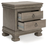 Lexorne Gray Nightstand - Ornate Home