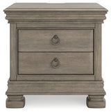 Lexorne Gray Nightstand - Ornate Home