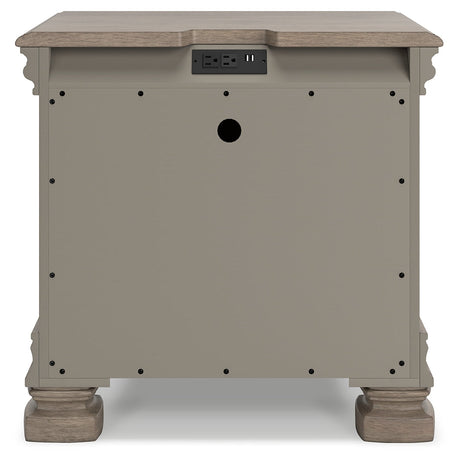 Lexorne Gray Nightstand - Ornate Home