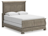 Lexorne Gray Queen Sleigh Bed (Online Special Price) - Ornate Home