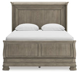 Lexorne Gray Queen Sleigh Bed - Ornate Home