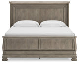 Lexorne King Sleigh Bedroom Set with Dresser and Mirror - Ornate Home