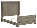 Lexorne Queen Sleigh Bedroom Set with Dresser and Mirror - Ornate Home