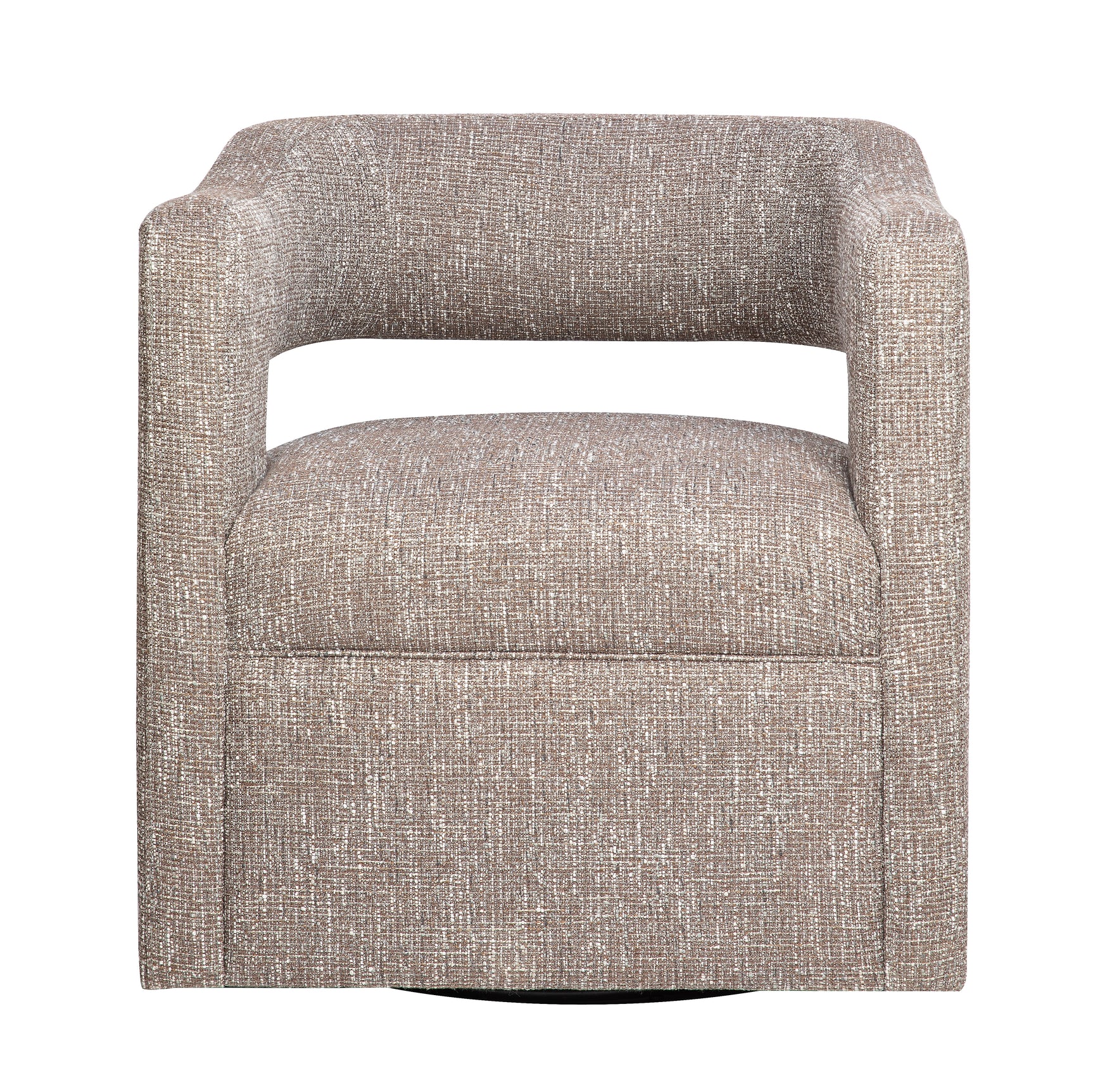 Lexy Choco Swivel Accent Chair - Ornate Home
