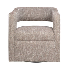Lexy Choco Swivel Accent Chair - Ornate Home