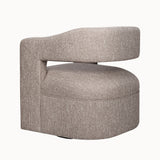 Lexy Choco Swivel Accent Chair - Ornate Home