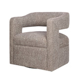 Lexy Choco Swivel Accent Chair - Ornate Home
