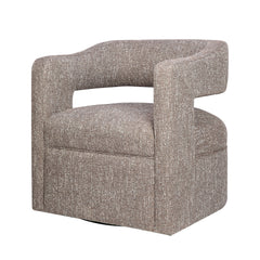 Lexy Choco Swivel Accent Chair - Ornate Home