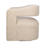Lexy Natural Swivel Accent Chair - Ornate Home