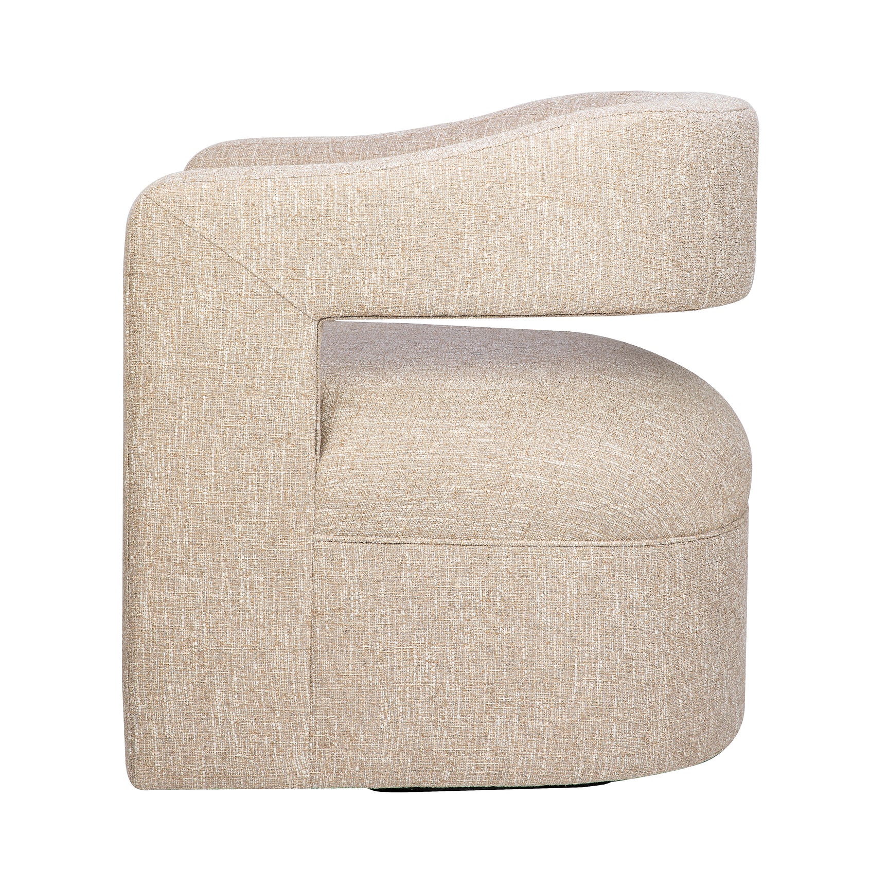 Lexy Natural Swivel Accent Chair - Ornate Home