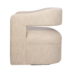 Lexy Natural Swivel Accent Chair - Ornate Home