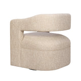 Lexy Natural Swivel Accent Chair - Ornate Home