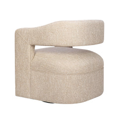 Lexy Natural Swivel Accent Chair - Ornate Home