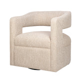 Lexy Natural Swivel Accent Chair - Ornate Home