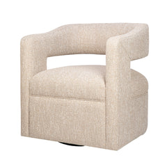 Lexy Natural Swivel Accent Chair - Ornate Home