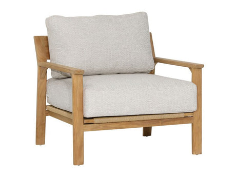 Lexy Taupe/Natural Outdoor Chair - Ornate Home